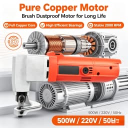 500W Cutting Hine Snips Electric Scissors Tin Nibbler Cutter 2000rpm Metal Battery Dual-insulated Hand-held Electric Tool