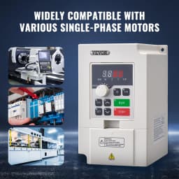 SucceBuy VFD Inverter 3KW/4KW/5.5KW Variable Frequency Drive 50/60Hz Input 0-2000Hz Output VFD for Spindle Motor Speed Control