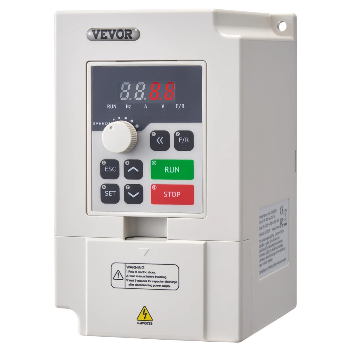 SucceBuy VFD Inverter 3KW/4KW/5.5KW Variable Frequency Drive 50/60Hz Input 0-2000Hz Output VFD for Spindle Motor Speed Control