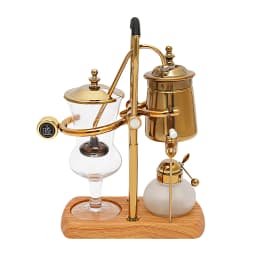 400ml Belgium Royal Family Balance Syphon Unique Gravity Vintage Coffee Maker Vacuum Brewing System Luxury Set Gold
