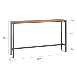 SoBuy FSB19 vintage consoles table metal hallway table narrow decoration table sideboard side table table