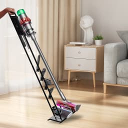 Freestanding Vacuum Cleaner Holder Rack for Dyson V15 V12 V11 V10 V8 V7 V6 Organizer DC58/DC59/DC62 etc No Drilling Metal Stand