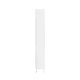SoBuy FSR151-H-W 3 flap shoe cabinet narrow shoe rack with 6 shelf surfaces Shoe chest of drawers Shoe shelf White