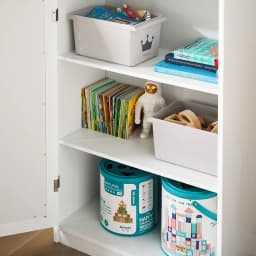 SoBuy KMB43-W children's dresser children's shelf with blackboard children's bookshelf toys shelf storage s wardrobe for children