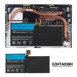 KingSener DYNM02 G3HTA038H Laptop Battery For Microsoft Surface Pro 5 1796,Pro 6 1807 1809 12.3'' Series Tablet 7.57V 5940mAh