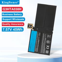 KingSener DYNM02 G3HTA038H Laptop Battery For Microsoft Surface Pro 5 1796,Pro 6 1807 1809 12.3'' Series Tablet 7.57V 5940mAh