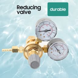 Argon CO2 Gauges Pressure Reducer Mig Flow Meter Control Valve Dual Gauge Welding Regulator