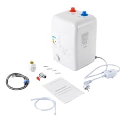 1500W 8L Electric Water Heater Fast Heating Wall/Floor Mount Adjustable 30-75°C Electric Water Heater