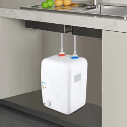 1500W 8L Electric Water Heater Fast Heating Wall/Floor Mount Adjustable 30-75°C Electric Water Heater