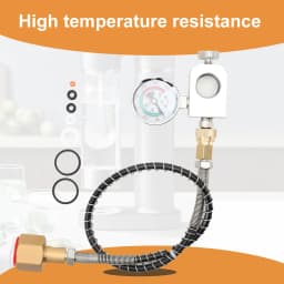 Sodastream Soda Bottle Inflation Hose Connector Inflation Valve With Table 1500 PSI Transfer Adapter + 50cm High-Pressure Hose