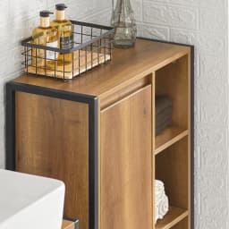 SoBuy BZR65-PF laundry wardrobe with fold-out laundry bags laundry bag laundry chest laundry basket bathroom furniture BHT approx.: 60x90x30cm
