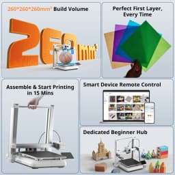 ANYCUBIC Kobra 4/Kobra 4 Combo 600mm/s Fast Printing 3D Printer Up to 8 Colors Filament APP Control 3D Printer