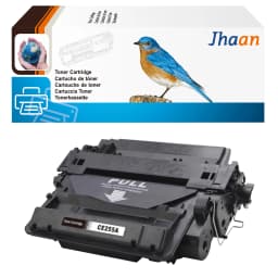 Jhaan 55A 55X Toner Compatible with HP 55A CE255A CE255X Toner Laserjet Enterprise P3015 P3015DN P3015D Pro 500 MFP M521DN