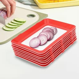 8pcs/6pcs/4pcs Reusable Food Storage Containers Airtight Lock Freshness Plates Set Stackable for Fridge/Freezer