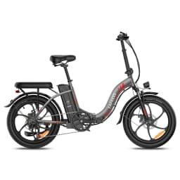 Fafrees Folding Electric Bicycle Adults 20 Inch Fat Tire City E-bike with 36V 18Ah Removable Battery 90km Range
