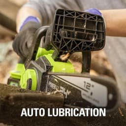 Greenworks 24V 12" Brushless Cordless Compact Chainsaw Great For Storm Clean-Up, Pruning, and Firewood / 125+ Compatible Tools