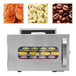 6-Layer Stainless Steel Fruit Dryer 6-Disc Food Dehydrator Snack Vegetable Dried Fruit Pulp Dryer Dehydrated Vegetables Maker