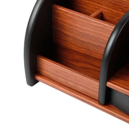 Desk Organiser, Desk Stand, Pen Holder with Drawer, Natural Wood, An Ideal Desk Organiser for More Cleanliness