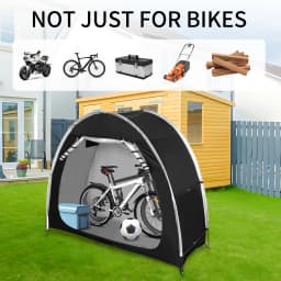 Bicycle Tent for 2 bikes Outdoor 210D Oxford Fabric Bicycle Cover Storage Waterproof Bicycle Cover for Camping Mini Bike Garag