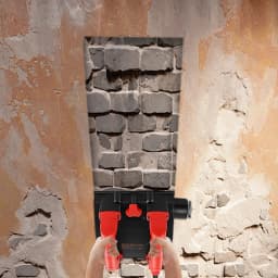 1200W Electric Wall Shovel Machine Concrete Miller Machine 3000RPM Dust-Free Renovation Tool for Interior/Exterior Walls
