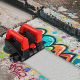1200W Electric Wall Shovel Machine Concrete Miller Machine 3000RPM Dust-Free Renovation Tool for Interior/Exterior Walls