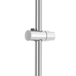 66cm Adjustabl Stainless Steel Shower Slide Bar with 360° Rotatable Shower Head Holder, Wall Mounted Shower Height Bracket