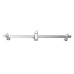 66cm Adjustabl Stainless Steel Shower Slide Bar with 360° Rotatable Shower Head Holder, Wall Mounted Shower Height Bracket