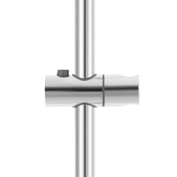 66cm Adjustabl Stainless Steel Shower Slide Bar with 360° Rotatable Shower Head Holder, Wall Mounted Shower Height Bracket