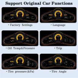 AUTOTOP 12.3" OEM FIT Digital Dashboard Gauge Cluster for Porsche 911 2012-2019 LCD Instrument Panel Speedometer Linux System