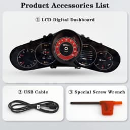 AUTOTOP 12.3" OEM FIT Digital Dashboard Gauge Cluster for Porsche 911 2012-2019 LCD Instrument Panel Speedometer Linux System