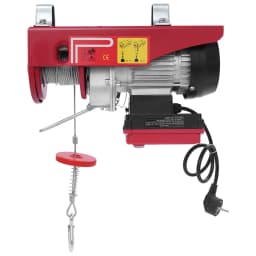 250kg Double Rope Electric Hoist 12m/39.37ft Lifting Crane 550w Wireless Remote Control Cable Hoist Winch w/h Installation Brack