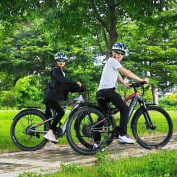 RANDRIDE YG90B Electric Bike 1000W Motor 45km/h Max Speed 48V17Ah Removable Battery 80-90KM Max Range 27.5*2.4'' CST Tires 120km