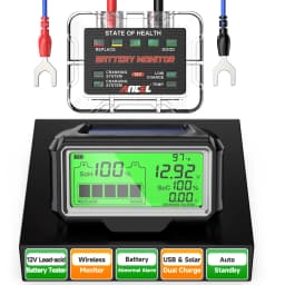 ANCEL BM200 PRO 12V Car Battery Capacity Tester Monitor LED Display SOH SOC Battery Health Waterproof Analyzer Auto Tester Tool
