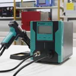 Pro'sKit SS-331H ESD LCD Digital Electric Desoldering Pump BGA Desoldering Suction Vacuum Solder Sucker Gun Auto Sleep 110v/220v