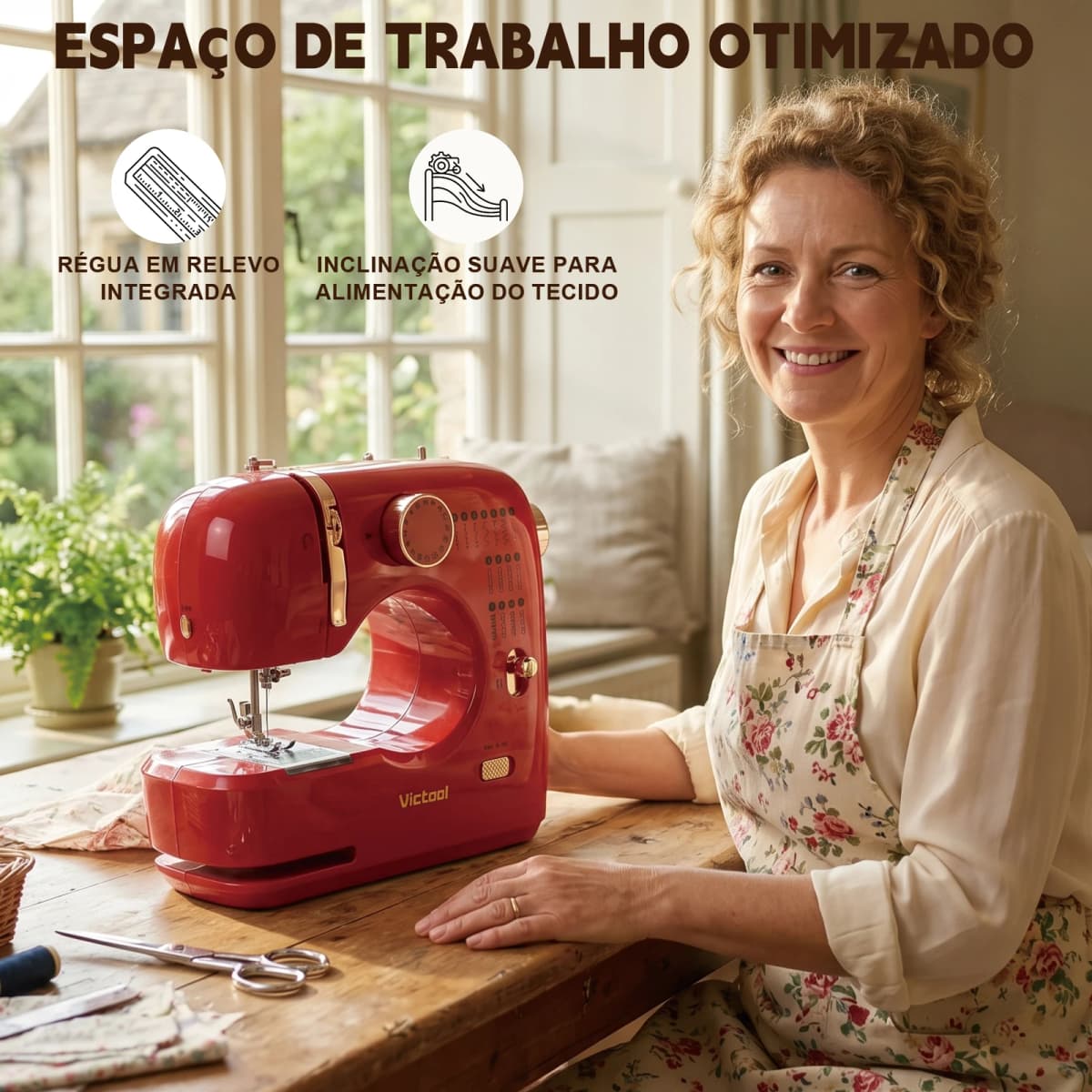 Mini Electric Sewing Machine Multifunctional Home 16 Stitches Double Needle Sewing Machine Spacious Workspace & Beginner-Friendly Design EU