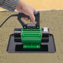 370W 220V Cement Smoother - 3500RPM Vibration Concrete Finisher - 100kg Force All-Copper Motor for Construction/Road/Home