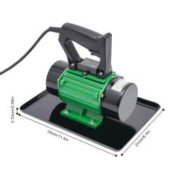 370W 220V Cement Smoother - 3500RPM Vibration Concrete Finisher - 100kg Force All-Copper Motor for Construction/Road/Home