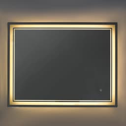 Vertical or Horizontal Mounting LED Bathroom Mirror with Touch Switch, 3000-4000-6000K Color Temperature, Stepless Dimming