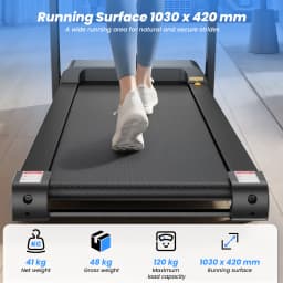 Formill FT60 Treadmill Automatic Incline 15% for Home Fitness Handrail Foldable Treadmill 3.5HP Silent Motor 1-14km/h Shock Absorption APP Control
