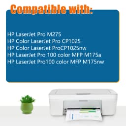 Jhaan CE314A BK Drum Unit Compatible with HP DRCE314A BK for HP LaserJet Pro M275 P1025nw 100 MFP M175nw M175a M177fw M176n