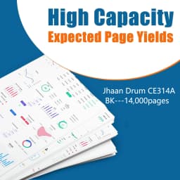 Jhaan CE314A BK Drum Unit Compatible with HP DRCE314A BK for HP LaserJet Pro M275 P1025nw 100 MFP M175nw M175a M177fw M176n