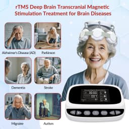 TMS Stimulate Nerve Cells Transcranial Magnetic Stimulator Machine Treatment Parkinson Insomnia Anxiety Depression Insomnia RTMS