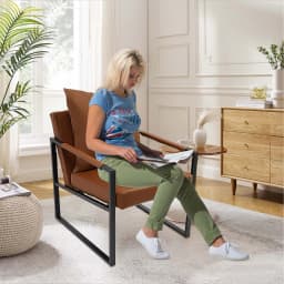 Nordic Single Sofa Chair Italia Light Luxury Small Recliner House Living Room Chair Leisure Reception Lazy Sofa Modern Furniture