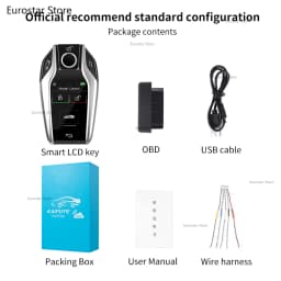 CF618 Universal Modified Remote Smart LCD Key For BMW Benz Audi Kia Ford Jaguar Land Rover Porsche Lexus Hyundai Nissan VW