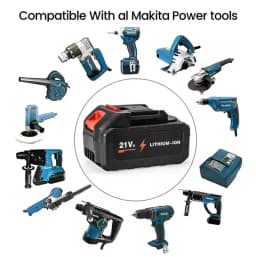 13000mAh for Makita Lithium Ion Replacement Compatible Makita BL1860B BL1860 BL1850 Rechargeable Power Tool battery