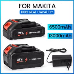 13000mAh for Makita Lithium Ion Replacement Compatible Makita BL1860B BL1860 BL1850 Rechargeable Power Tool battery