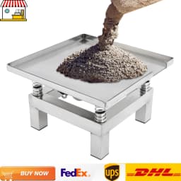 13.8*13.8in Electric Concrete Vibrating Platform Table| 10kg Load Vibration Test Bench
