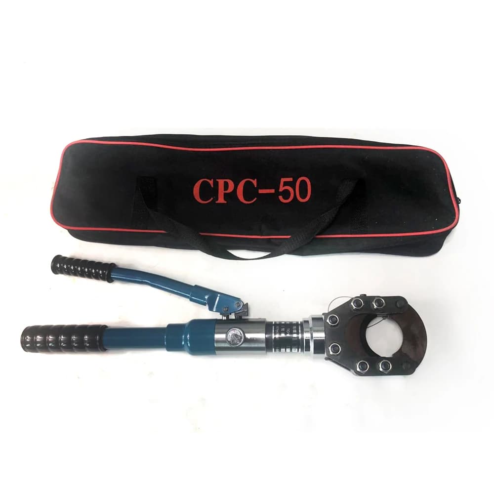 70kN Hydraulic Cable Cutter Cable Cutter 50mm Copper Cutting Shear for CU, Aluminium and Telephone Cables