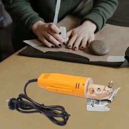 170W Electric Rotary Scissors Power Cutter 220V for Cutting Canvas, Carpet, Footbed, Fabric, Cotton, Silk, Synthetic Fiber