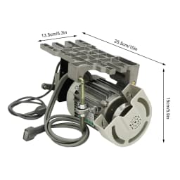 Sewing Machine Motor Sewing Machine Servo Motor 600W/28x10.5x20cm Electric Brushless Split Motor for Industrial Sewing Machine